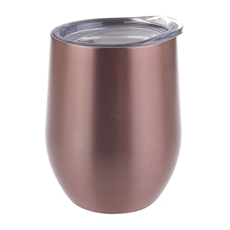 S/S D/WALL INS. WINE TUMBLER 330ML ROSE'