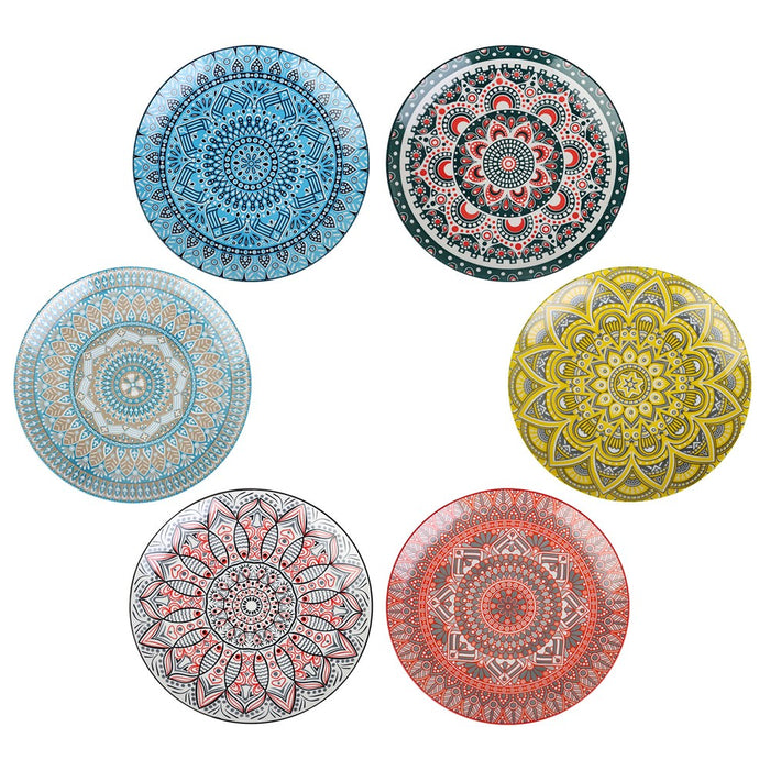 Lemon & Lime MOROCCAN DECO CERAMIC DINNER PLATE 26.5CM