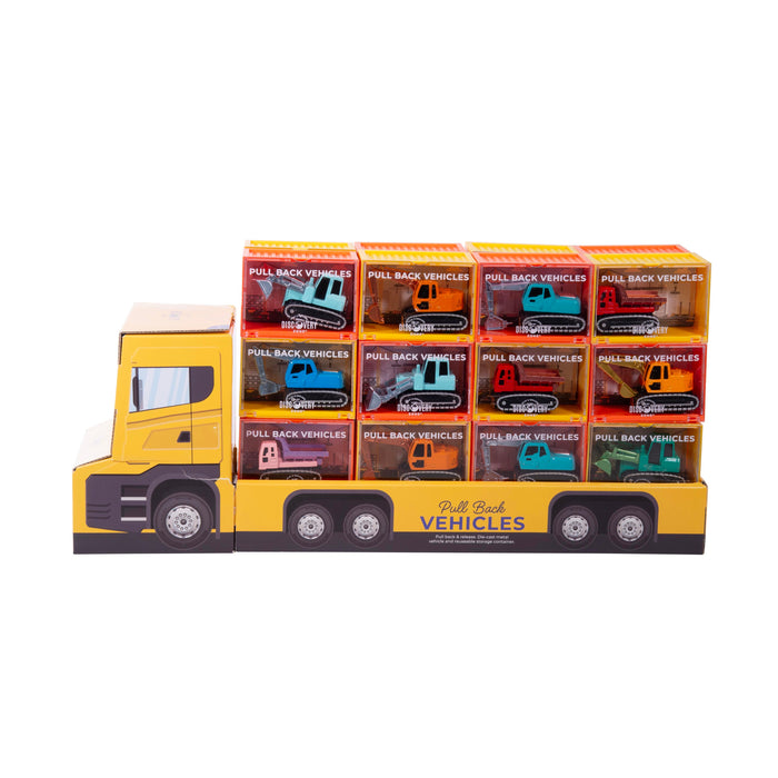 Discovery Zone Container Vehicles - Construction CDU 24pcs/8 Assorted