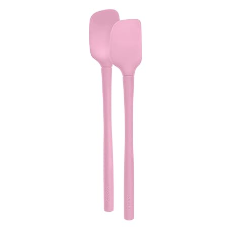FLEX-CORE ALL SILICONE SET 2 MINI SPATULA/SPOONULA PINK SORBET