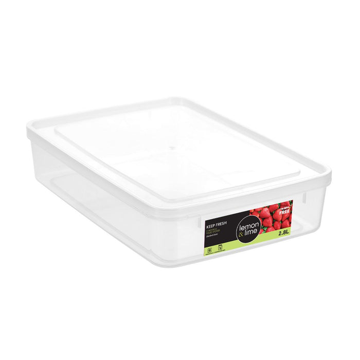 Lemon & Lime KEEP FRESH FOOD CONTAINER 2.8L 28X20X6.5CM