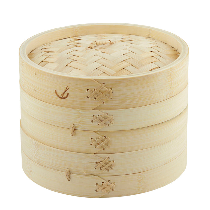 Davis & Waddell 2 Tier Bamboo Steamer Natural