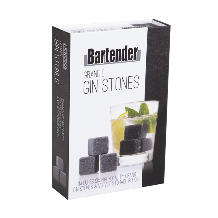 GIN STONES SET 6 W/BAG