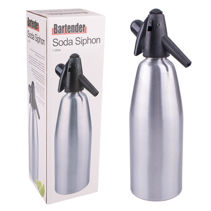 SODA SIPHON 1L SILVER