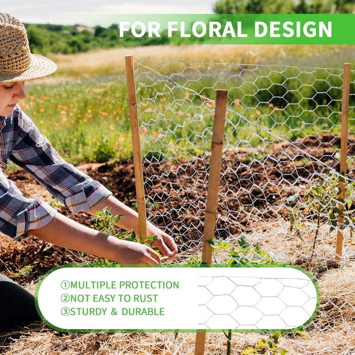 Diverse Rally Hexagonal Wire Netting Collection - 13mm to 50mm Apertures, 0.55mm to 1mm Wire, Widths up to 1800mm - Perfect for Fencing & Gardens