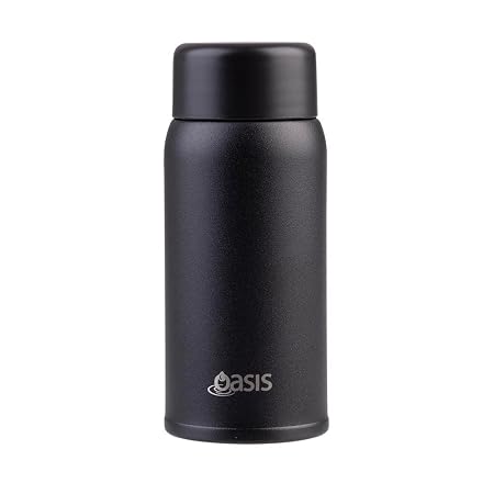 S/S D/WALL INS. DRINK BOTTLE 150ML BLACK