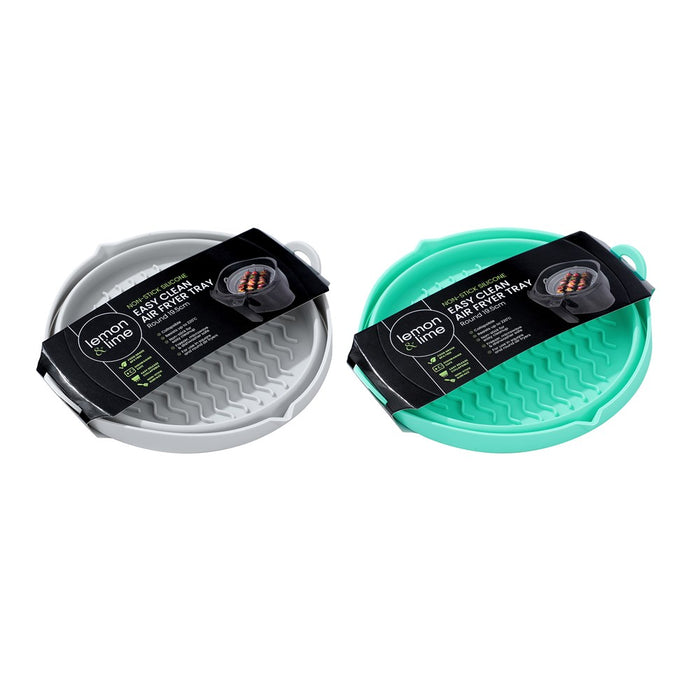 Lemon & Lime SILICONE COLLAPSIBLE AIR FRYER TRAY ROUND 19.5CM
