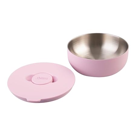 S/S D/ WALL INS. FRESH-N-GO LUNCH BOWL 950ML PINK LEMONADE