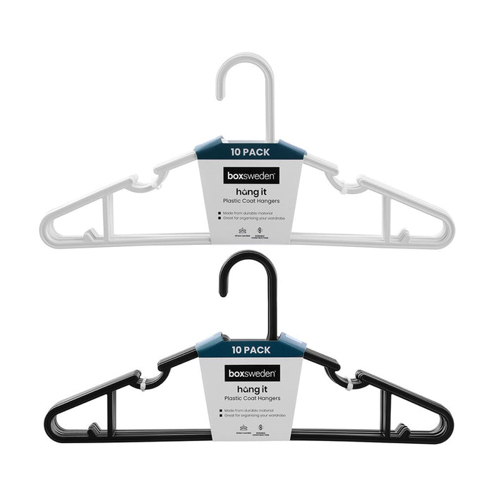 Boxsweden Hangit Plastic Hangers 10Pk 39.5Cm