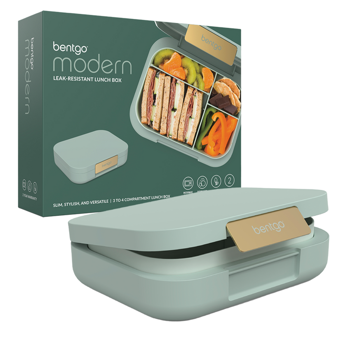"MODERN" LUNCH BOX MINT GREEN