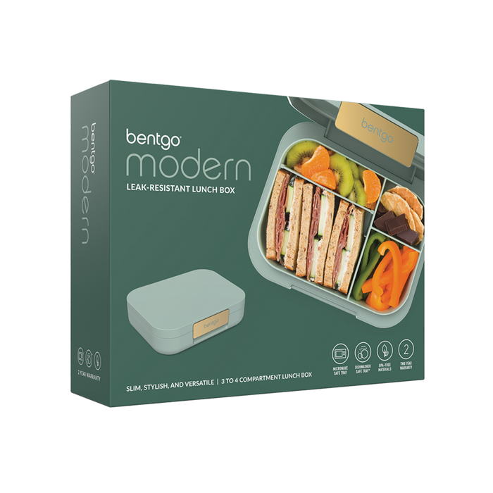 "MODERN" LUNCH BOX MINT GREEN