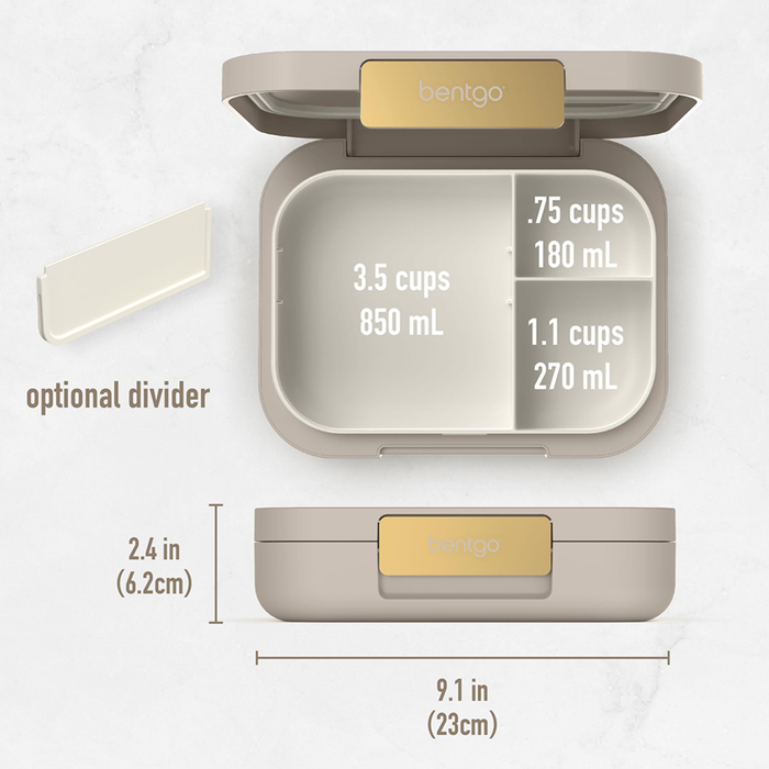 "MODERN" LUNCH BOX SANDSTONE