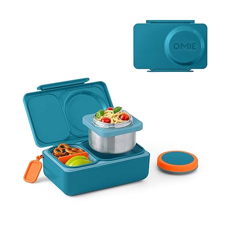 OMIEBOX UP HOT & COLD BENTO BOX TEAL GREEN