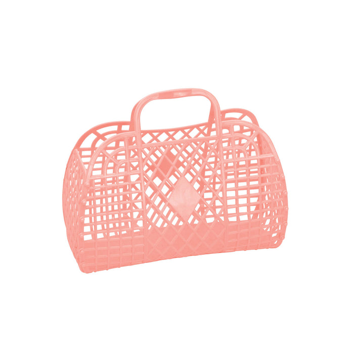 Sun Jellies Retro Basket Small Peach