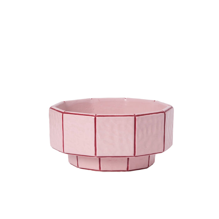 Emporium Sadie Tile Bowl Pink&Red