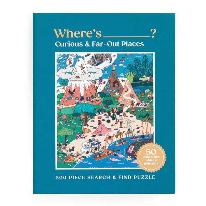 Galison Where's ? Curious and Far Out Places Book 500pcs Multi-Coloured