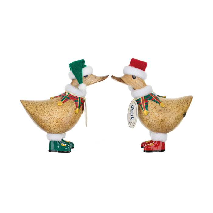 DCUK Traditional Tartan Ducky Elves 10pcs/2 Assorted