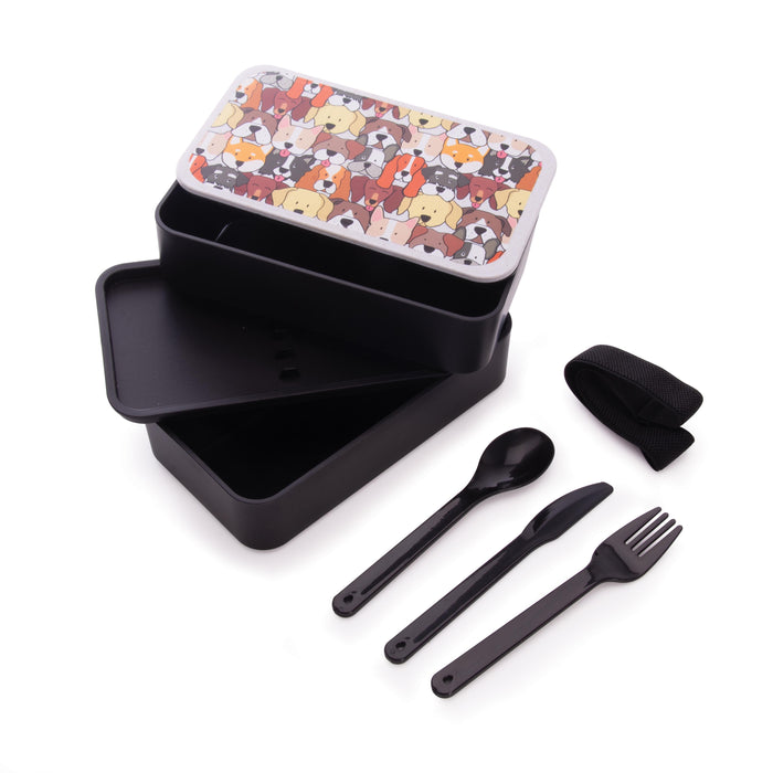 The Dog Collective - Wheat Straw Bento Box2cm