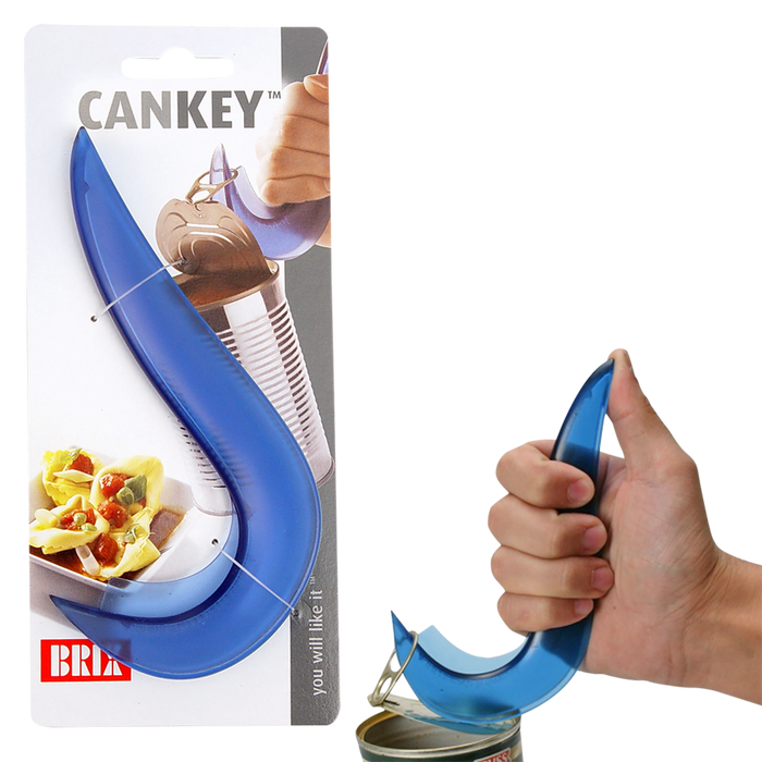 "CANKEY" RING PULL CAN OPENER FROST BLUE