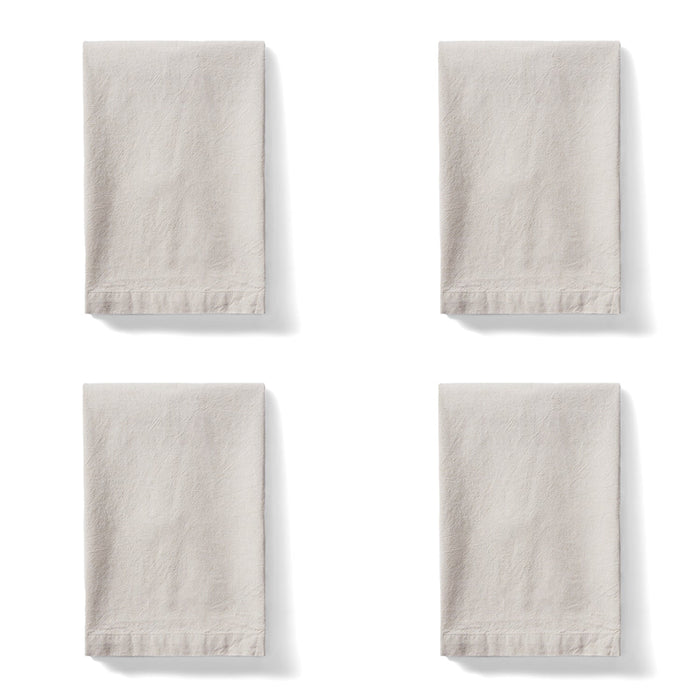 Amalfi Sorrento Liveable Linen Napkins Taupe