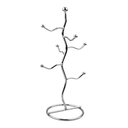 WIGGLY MUG TREE 40CM CHROME