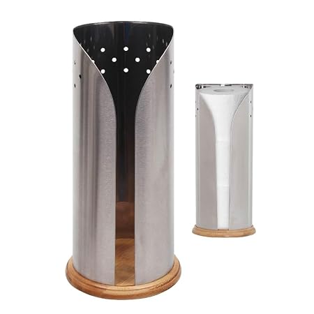 Eco Basics Toilet Roll Holder - Stainless Steel