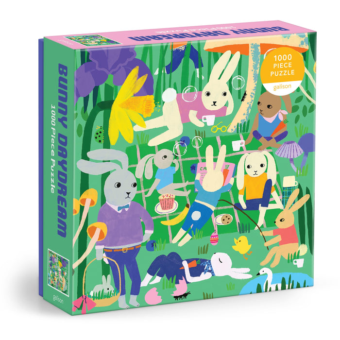 Galison Bunny Daydream Puzzle - 1000pc Multi-Coloured