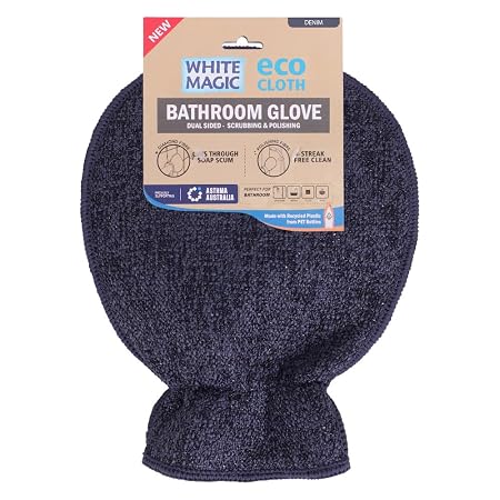 Eco Cloth Bathroom Glove Denim