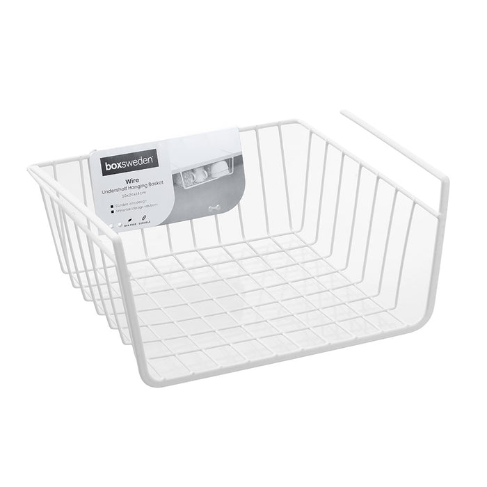 Boxsweden Wire Undershelf Hanging Basket 30X26X14Cm