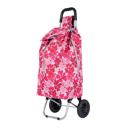 "SPRINT" SHOPPING TROLLEY RED POPPIES
