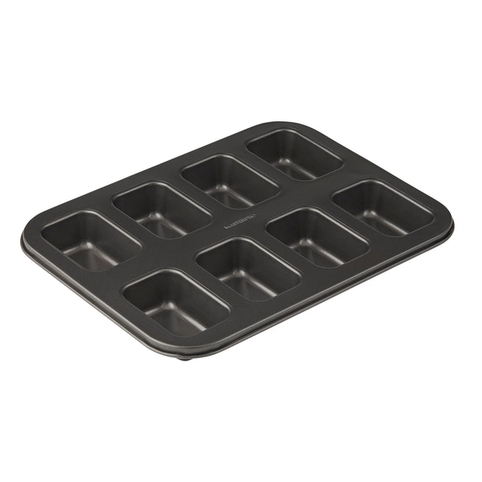 MasterPro Non-Stick 8 Cup Mini Loaf Pan Black