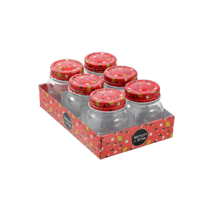 Lemon & Lime ROMA SHERBERT GARDEN DECO CONSERVE JAR 180ML 6PK