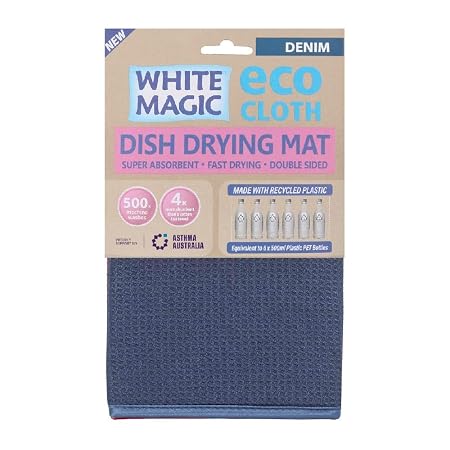 Dish Drying Mat Denim