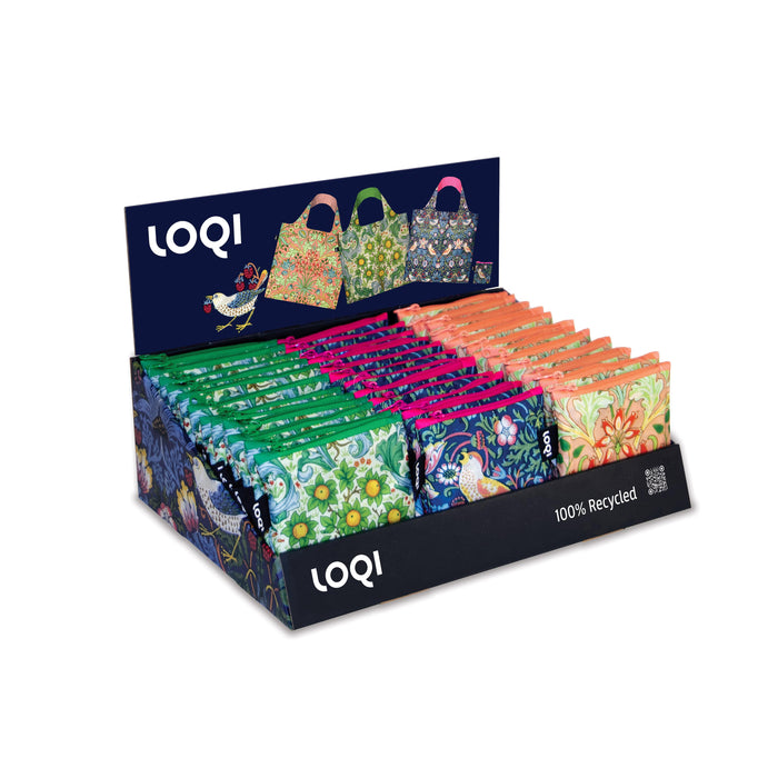 LOQI William Morris Counter Display Pack CDU 36pcs/3 Assorted