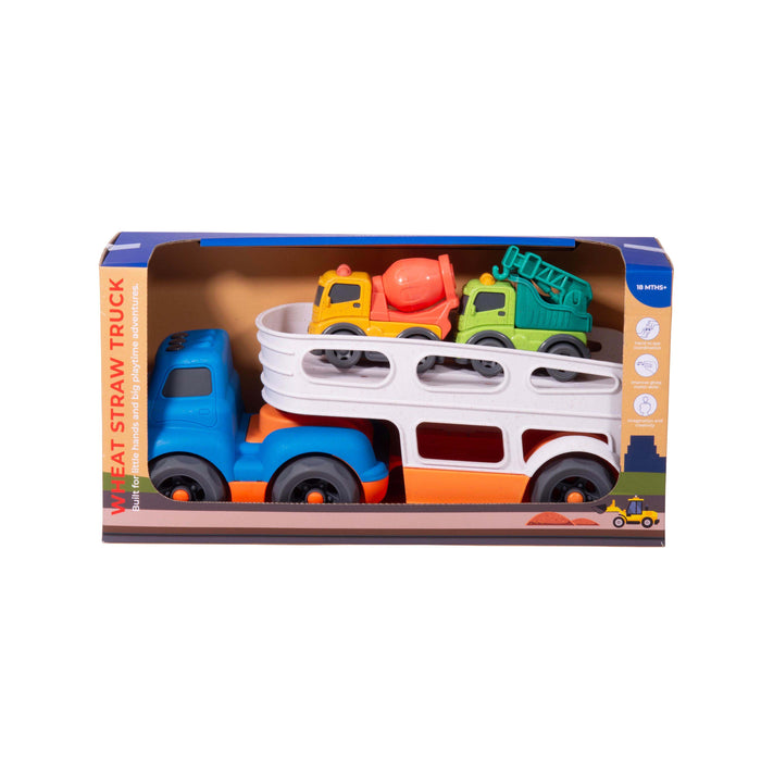 Discovery Zone Wheat Straw Truck Large - Transporter Multi-Coloured