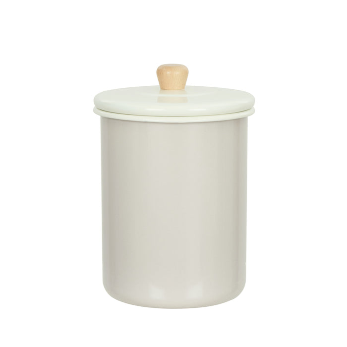 Davis & Waddell Daylesford Enamel Canister 4L Cream