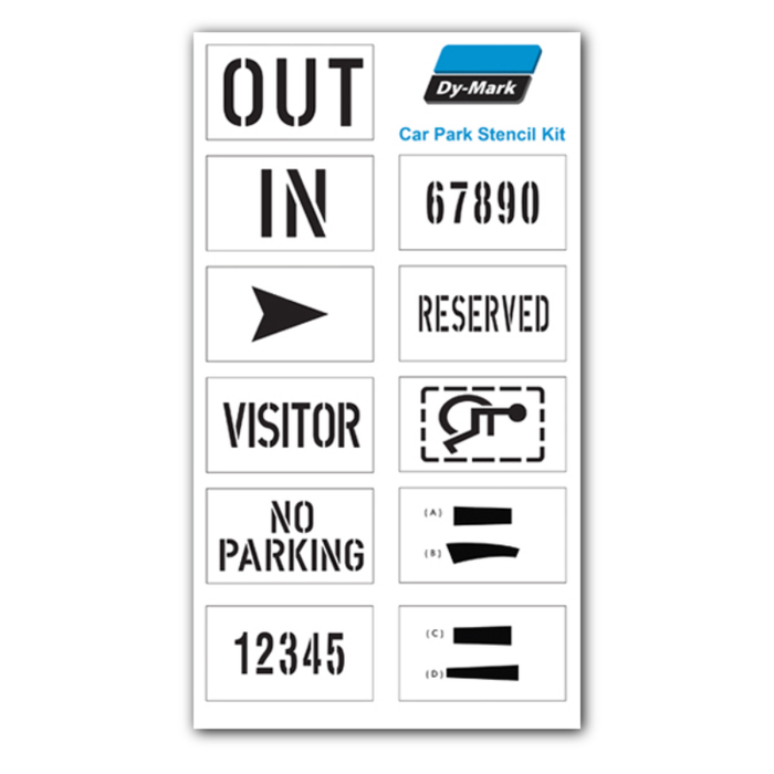 Dy-Mark Poly Car Park Stencil Kit