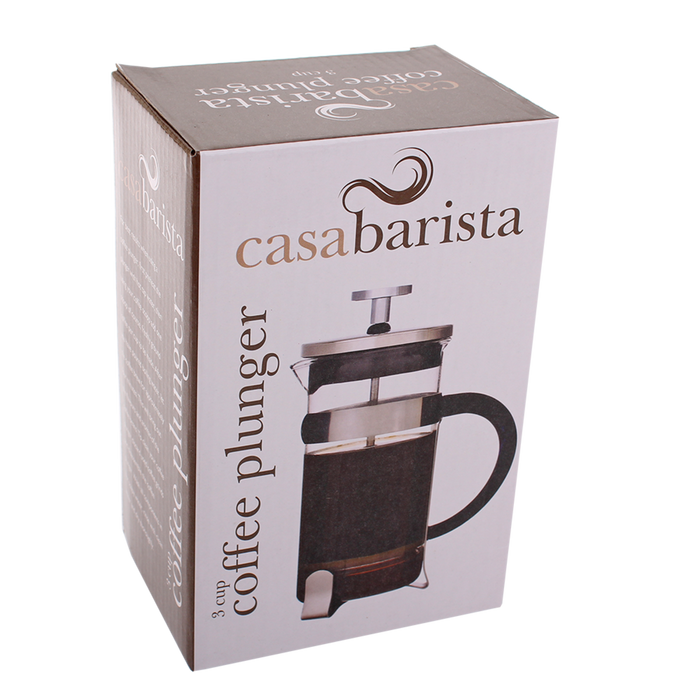 COFFEE PLUNGER 3 CUP/350ML (W/SCOOP)