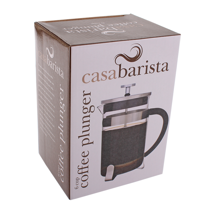 COFFEE PLUNGER 6 CUP/800ML (W/SCOOP)