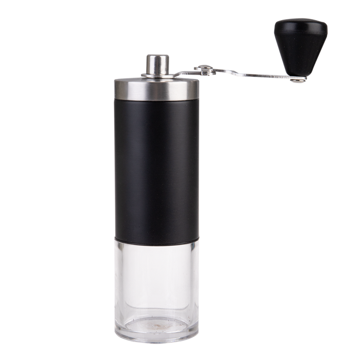 S/S HAND COFFEE GRINDER W/CERAMIC BURR BLACK