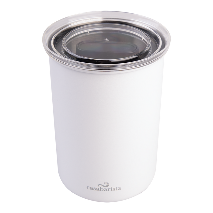 S/S VACUUM COFFEE CANISTER 1.3L WHITE
