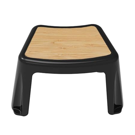 Black Bamboo 25cm Stool
