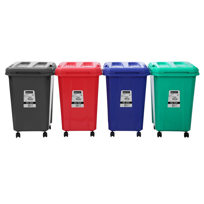 Boxsweden Skeep Wheelie Bin 60L