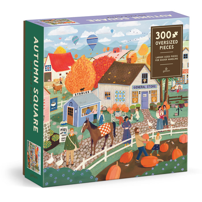 Galison Autumn Square Puzzle - 300pc Multi-Coloured