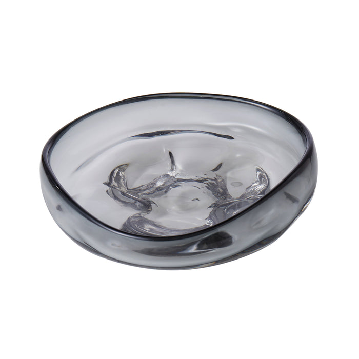 Grand Designs Organic Shape Shallow Bowl Smoke