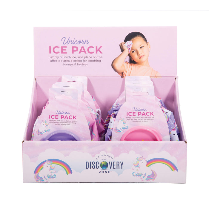 Discovery Zone Ice Pack - Unicorns CDU 10pcs/2 Assorted