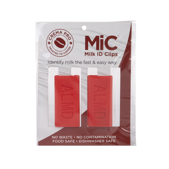 MILK ID CLIPS - ALMOND RED