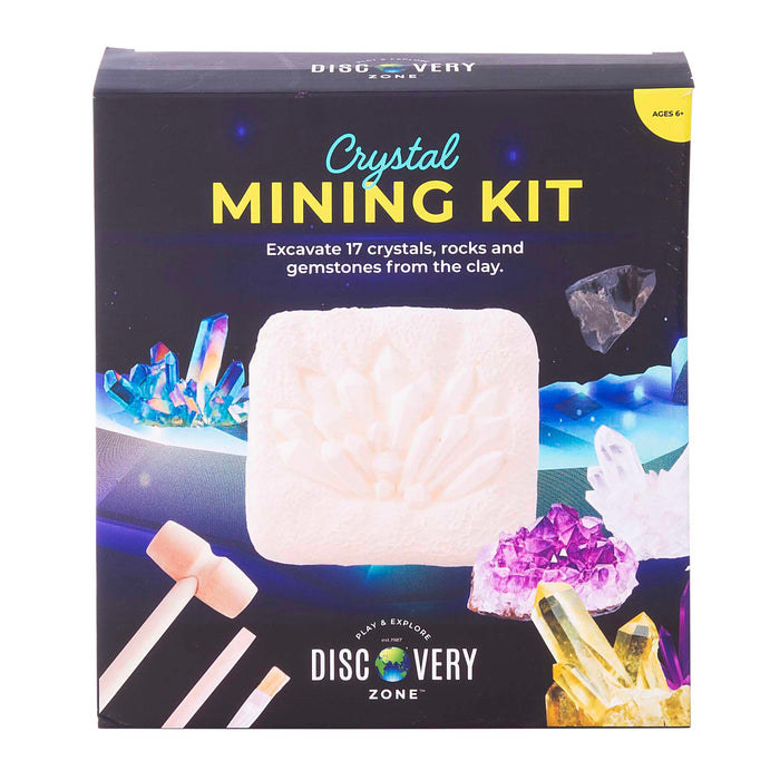Discovery Zone Crystal Mining Kit Multi-Coloured