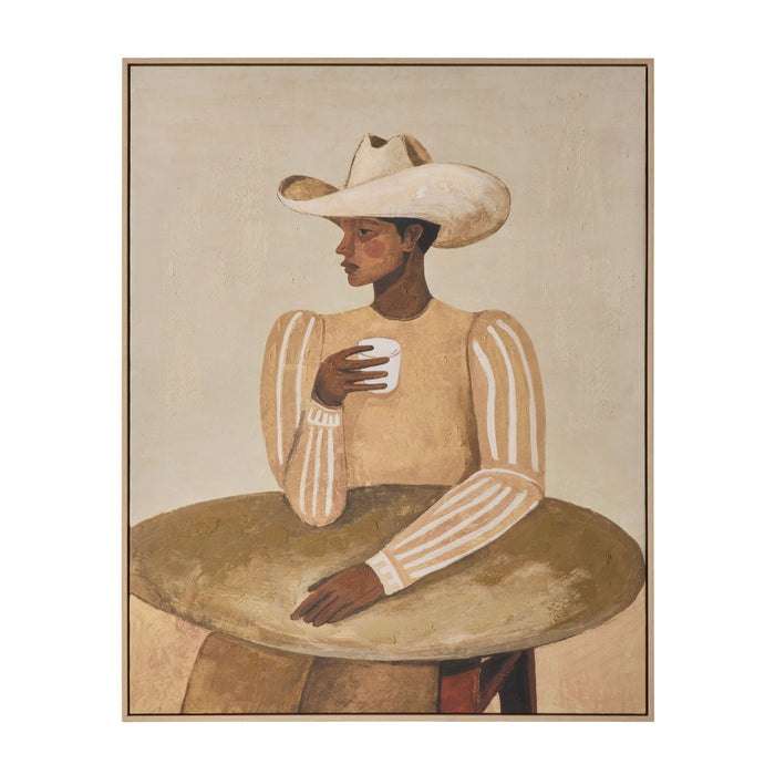 Amalfi Desert Stillness Wall Art Multi-Coloured