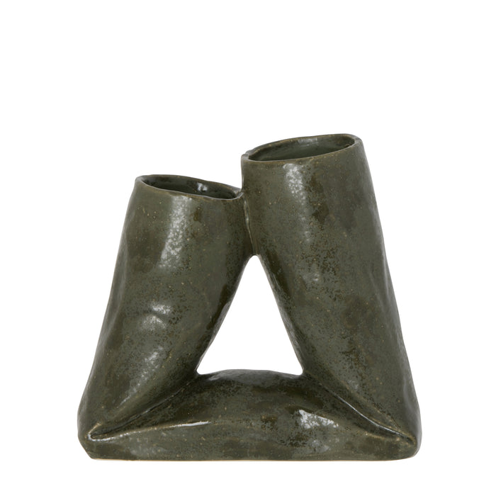 Academy Tate Vase Small Forest Green